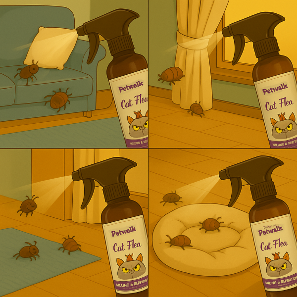 Cat Flea Natural Spray 500ml - Image 4